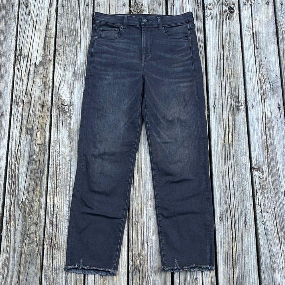 Washed out black Stretchy Denim Jeans